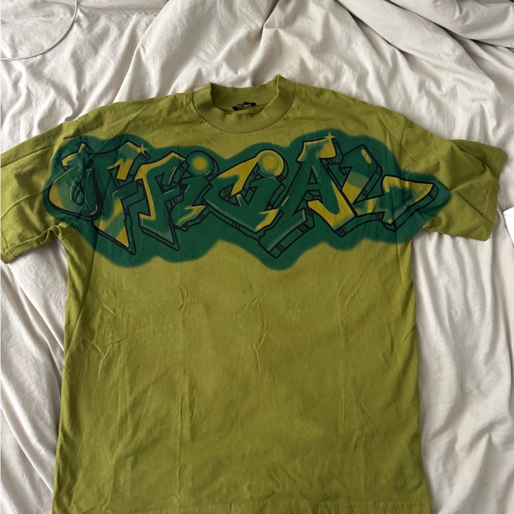 Green Graffiti Graphic Tee